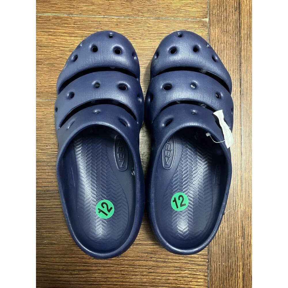 Keen Men's 12 Yogui Arts Clog Slip On Sandal Naval Academy Blue NWT